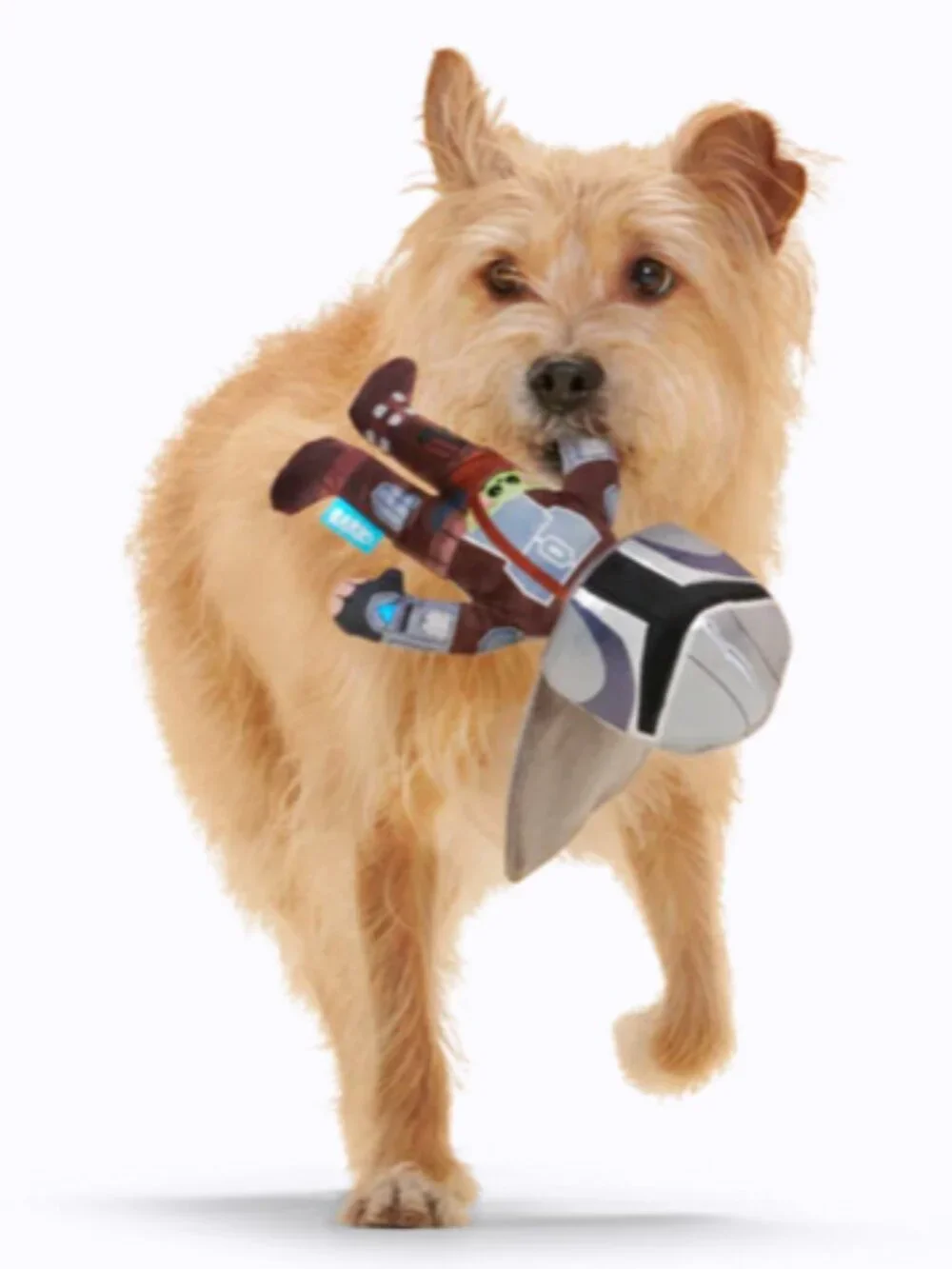 NWT ~ BARK's The Mandaloria Bounty Fetcher Plush Tug + Multi-Part Dog Toy